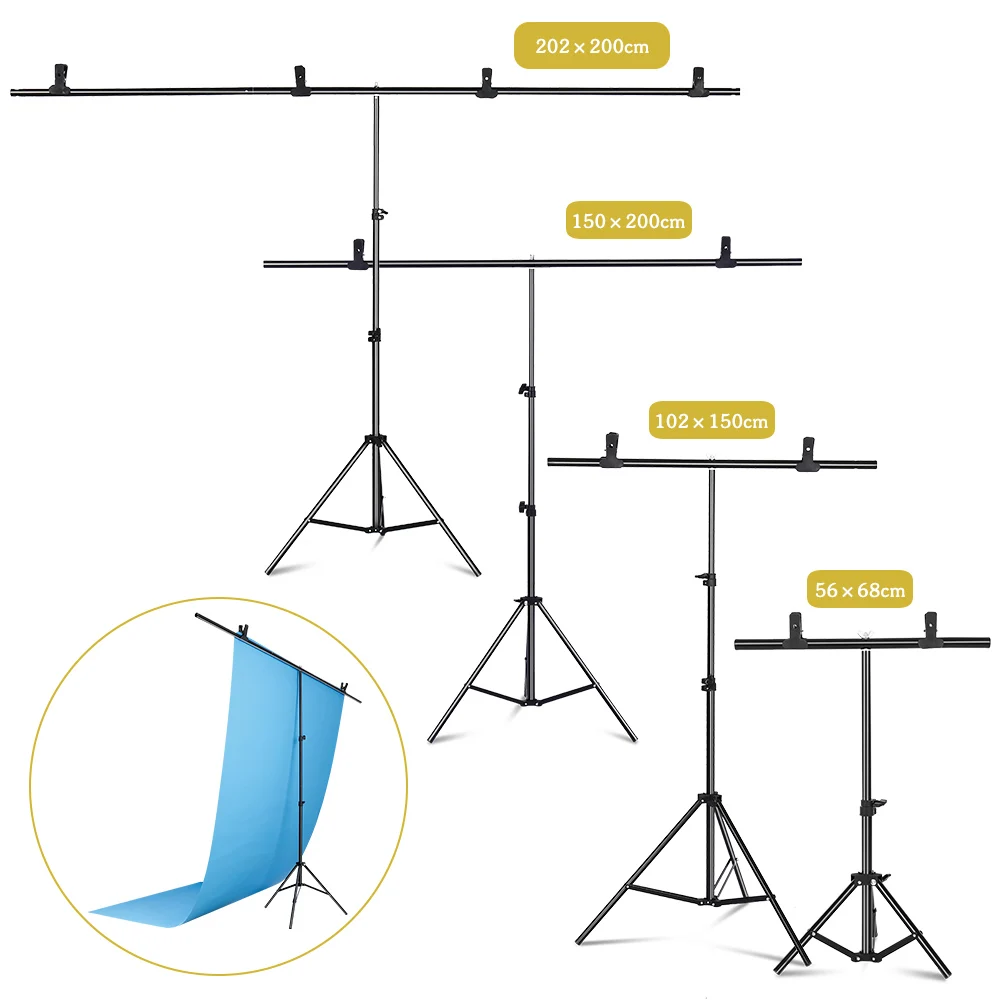 Green Screen Collapsible - SH Photography1.5*2/2*2M T-Form Hintergrund Hintergrund Stehen