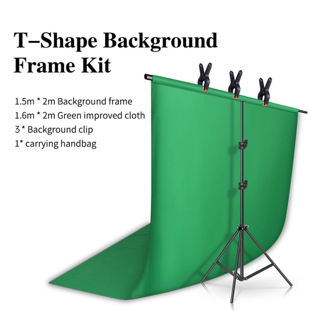 Green Screen Collapsible - Fotografie Foto Studio T-Form Hintergrund Hintergrund
