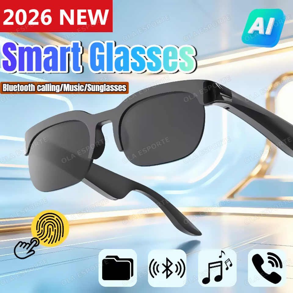 Esports Gaming Video - Neue Kamera-Steuerungs-Smartbrille 2026 KI-Sprachsteuerung Intelligente Bluetooth-Konversationsaufzeichnung