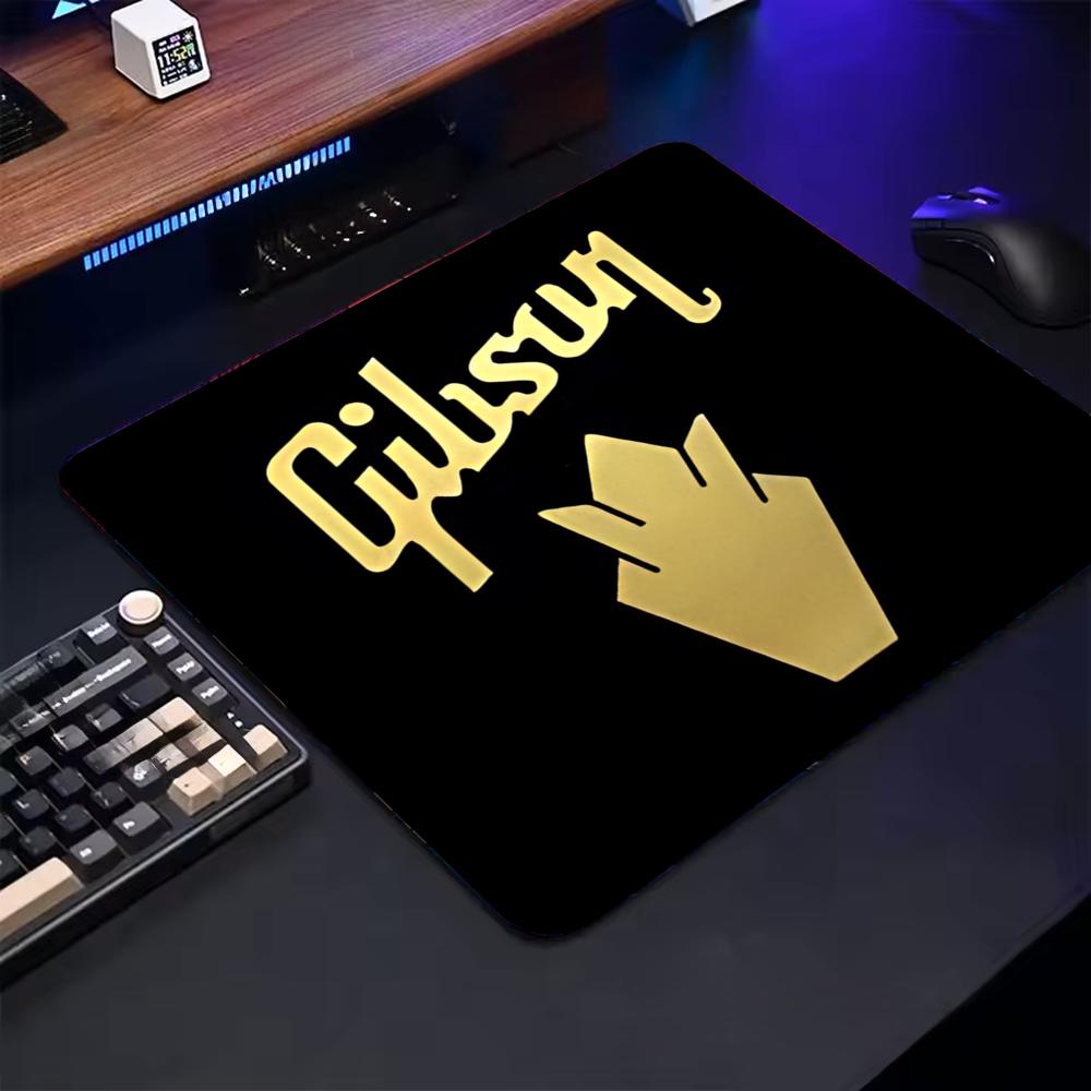 Esports Gaming Brands - GibsonS Gitarrenmarke Mauspad Cartoon Gummi Kleines