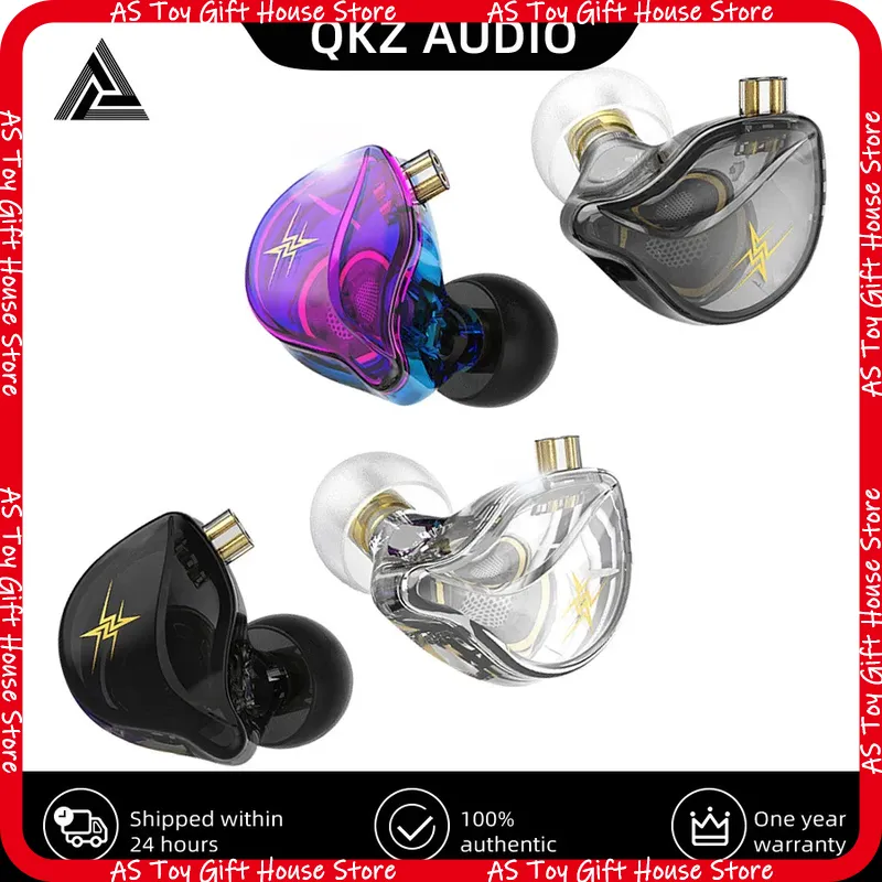 Esports Gaming Earphones - QKZ ZXT In-Ear-Kopfhörer mit Kabel, Hi-Res-Dynamic-Monitor