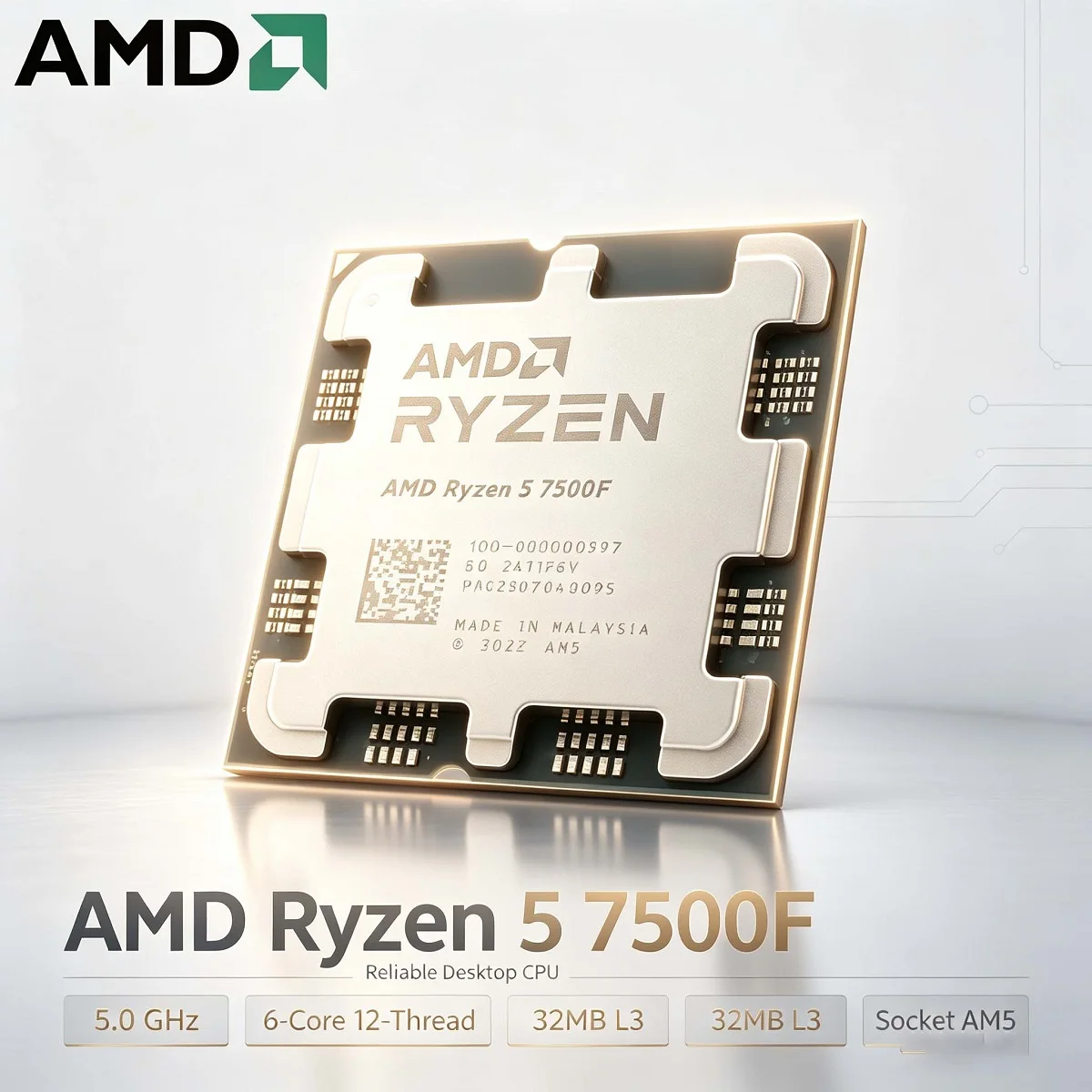 Amd Cpu Ryzen 5 - Neuer Tray AMD Ryzen 5 7500F