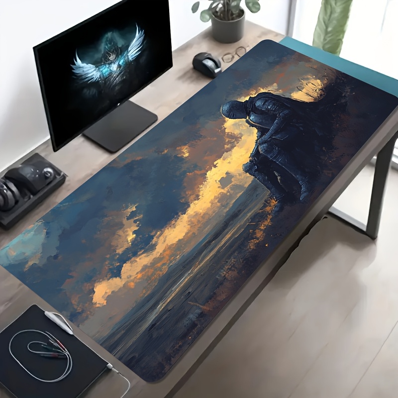 Esports Gaming Brands - Marken-Großes Gaming-Schreibtischpad Knight Dusk Iron Decor