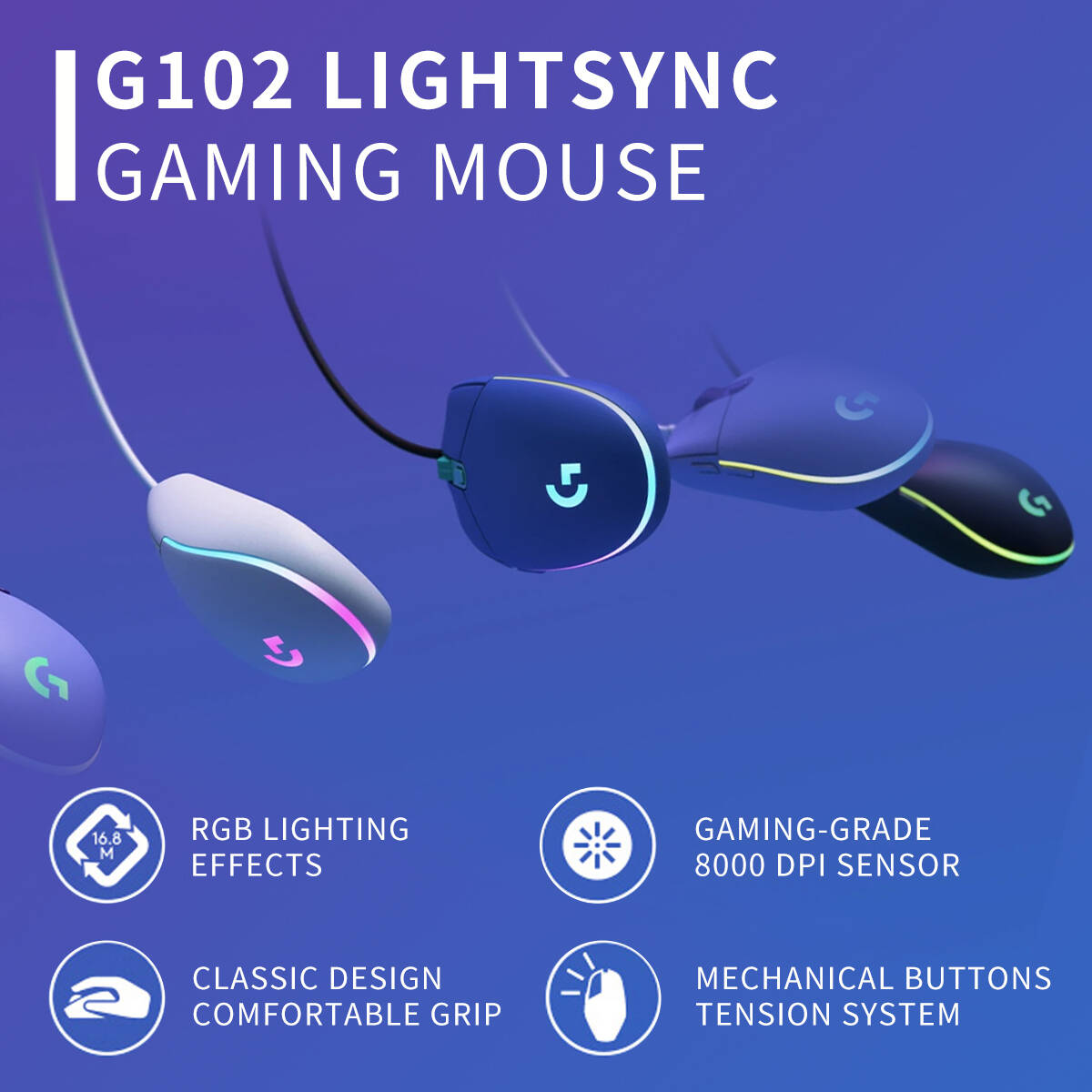 Logitech G102 Prodigy Gaming-M – Esports Online Gaming Bewertung und Preis
