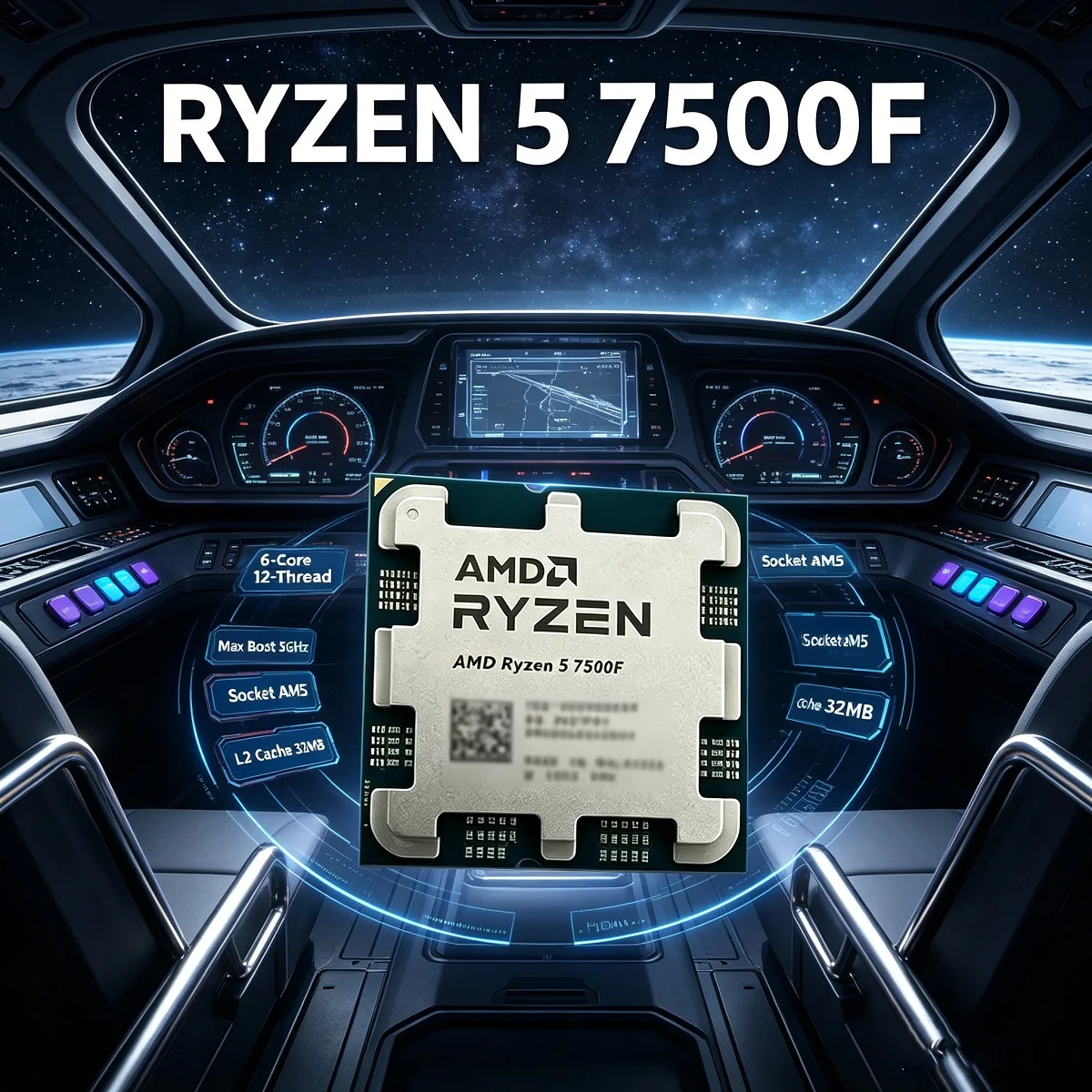 Neuer Tray AMD Ryzen 5 7500F 6 – Amd Cpu Ryzen 5 Bewertung und Preis